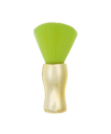Fluorescent Green Portable Beard Brush Gentle On Skin Replaceable Head For Men's Grooming Styling Accessory H041