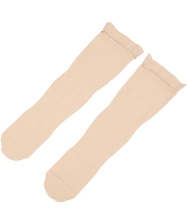 Thigh-High Compression Stockings for Varicose Veins - Beige 23-32 mmHg Closed Toe Sports Socks | International Shipping Available - Buy Online on GoSupps.com