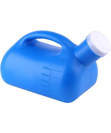 Pee Bottle Male Portable Urinal Pee Bottle Male Portable Urinal 3000MLLargeMaleUrinalReusablePortablePottyPeeBottleCollectorTravelToilet Onecolor