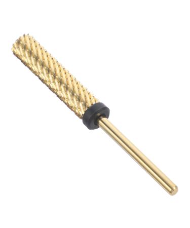 Nail Drill Bits Drills Nail Bits Manicure Supplies Cuticle Nail Drill Bit Safety Bits for Nail Drill Cuticle Drill Bits for Nails Accessories Tungsten Steel Cylindrical 0.56x0.56x5.05cm As Shown2
