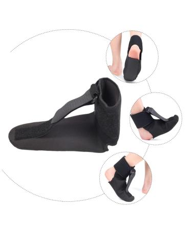 NOLITOY Foot Support for Drop Foot & Sprain - Adjustable AFO Fabric Protector for Men & Women - 36.5x13cm Black - Buy Online on GoSupps.com