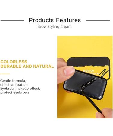 Eyebrow Soap Brow Styling Soap Eyebrow Shaping Wax Eyebrow Setting Gel Waterproof Eyebrow Cream Makeup Balm for Natural Brows Stylish brow styling soap - Buy Online on GoSupps.com