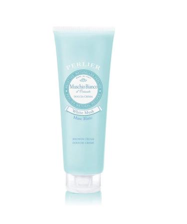 Perlier: "Muschio Bianco d'Oriente" Shower Cream White Musk Scent 8.4 Fluid Ounces (250mL) Tube Italian Import