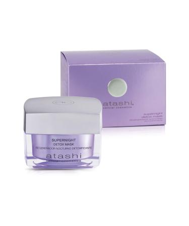 Atashi Supernight Detox Mask Purifies detoxifying and stressed skin hydrate Strengthens natural barrier Repairs and protects from blue light Hyaluronic acid Niacinamide 50ml