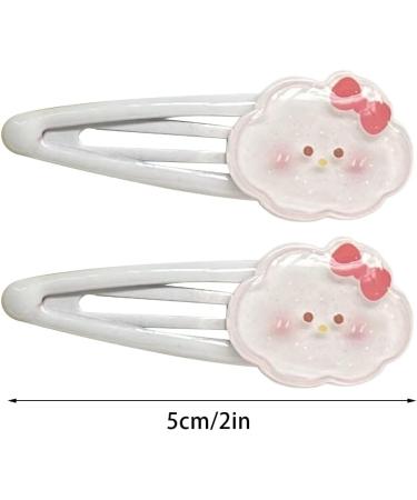 xbiez Cartoon Cloud Hair Pins for Teenagers InsStyle Hair Clip Girl Hair Barrettes Side Bangs Clip Children Hair Decoration 1P - Buy Online on GoSupps.com