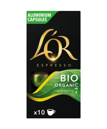 L'OR L'OR Organic Espresso Intensity 7 - Box of 10 capsules - 52g