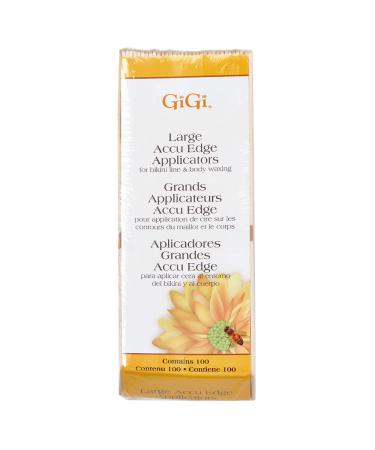 Gigi Accu Edge Wax Spatulas  100 applicator 100 Count (Pack of 1) Large Accu Edge - Buy Online on GoSupps.com
