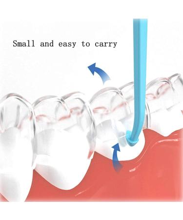 SmileSupplies Aligner Remover Tool - Sparkle Blue Invisible Brace Remover (Pack of 4) | International Shipping Available - Buy Online on GoSupps.com