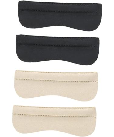 Mobestech 4 Pairs Beige Heel Cushion Pads - Anti-Wear Shoe Stickers for Men & Women - Comfort & Support - Buy Online on GoSupps.com