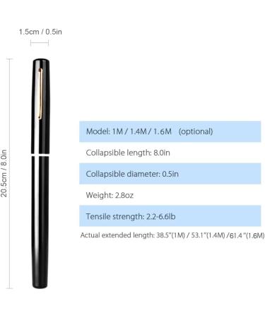 Lixada Collapsible Fishing Rod Reel Combo - 1m/1.4m/1.6m Mini Pen Fishing Kit 7 Color Spring Shape Green 1.4m - Best International Shipping - Buy Online on GoSupps.com