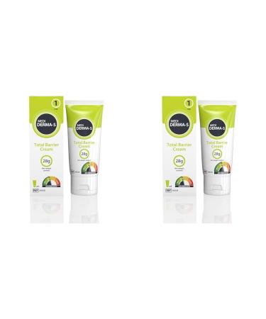 Medi Derma-S Total Barrier Cream Tube 28g Moisturises and Protects Damaged and Intact Skin Waterproof Wound Protection Cream (Pack of 2) 28 g (Pack of 2)
