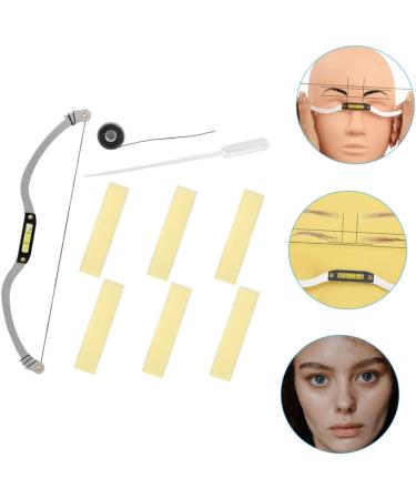 Healeved 5 Sets eyebrow drawing tool premium eyebrow corrector professional eyebrow ruler 22.5x4.3cmx5pcs Silverx5pcs - Buy Online on GoSupps.com