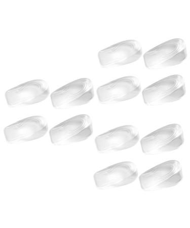 FOMIYES 6 Pairs Heightening Insoles Heel Lifts for Shoes Shoe Pads Invisible Heel Lift Inserts Invisible Heel Lifts Height Insoles Half Shoe Lifts Gel Foot Care Products Women's