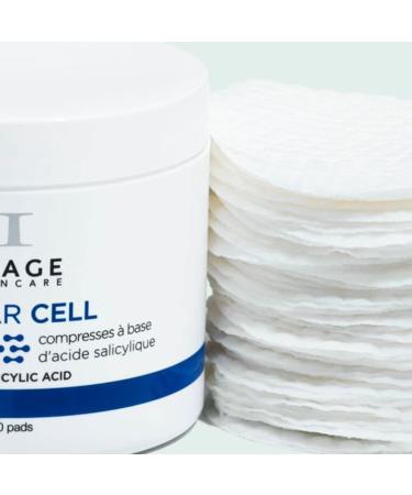 IMAGE Skincare CLEAR CELL Salicylic Clarifying Pads - 60 Exfoliating Wipes for Oily Prone Skin - Buy Online on GoSupps.com