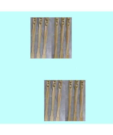 Natural Bamboo Back Scratcher - Traditional Finger-Like Design for Itching Relief & Body Massage | International Shipping Available - Buy Online on GoSupps.com