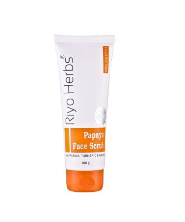 PRZX Papaya Face Scrub | Gentle Exfoliating Cleanser with Natural Papaya Extract 100g