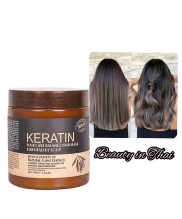 Wokali Keratin Hair Butter 500ML - Natural Plant Essence Hair Mask for Healthy Scalp and Hair Care - Men's Hair Butter Cream for Natural Hair - Buy Online on GoSupps.com
