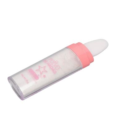 Highlight Powder Stick Puff Bol en Plastique 9g Poudre Tapoter Brillante pour le Maquillage (Blanc)