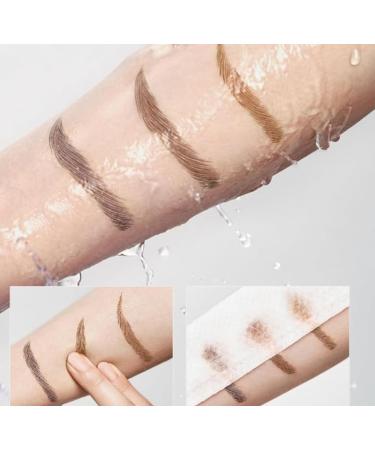Upgraded Waterproof Natural Eyebrow Pen with Microfine Tip Long Lasting Natural Eyebrow Pen Natural Eyebrow Pen with Micro-Fork Tip (Black) - Buy Online on GoSupps.com
