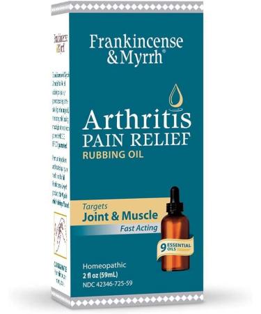 Frankincense & Myrrh Arthritis Pain Relief Oil - Fast Acting 2oz Essential Oil Blend for Joint Pain - 1 Pack - Buy Online on GoSupps.com