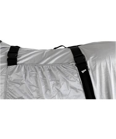 Marengos Eczema Horse Ceiling - Neck & Abdomen Protection Insect-Resistant Fine-Meshed Fabric Silver Gray 135cm - Buy Online on GoSupps.com