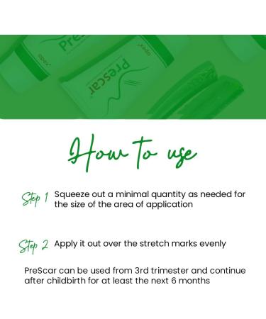 Green Milk Prescar - Best Scar & Stretch Mark Prevention Cream (50 gm) | International Shipping Available - Buy Online on GoSupps.com
