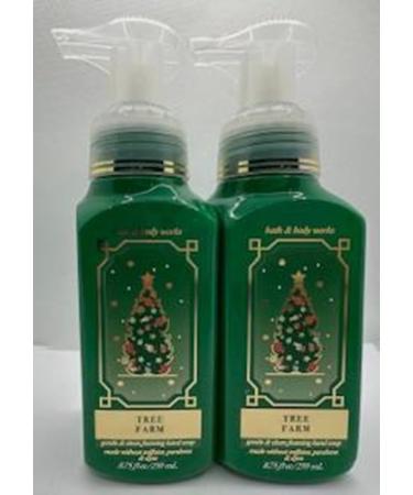 Set of 2 Tree Farm Gentle & Clean Foaming Hand Soap 8.75 Ounce Green