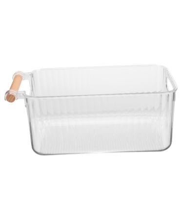 Healeved household Spa finger soak bowl Accessories soaking container nail art soak bowl hand nails exfoliating containers storage basket High capacity Storage hand bowl 28x15.5cm Transparent