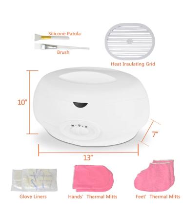 K-Salon Paraffin Wax Machine with 8 Packs of Wax 3.5lb - Quick Heating Wax Warmer for Hand and Feet - Buy Online on GoSupps.com