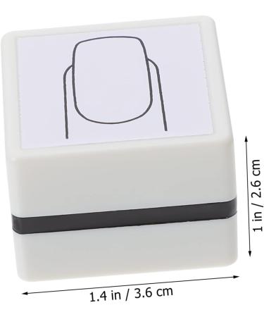 Healeved Nail Practice Stamp Manicure Painting Practicing Stamper Nail Beauty Practicing Tool Nail Art Supply Stamping Manicure Tool Nail Art Practice Supply Nail Stamper Plastic Mold White - Buy Online on GoSupps.com