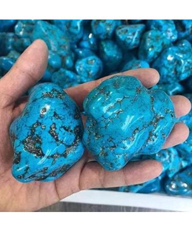Natural Crystal Rough Blue Turquoise Rough Stone Quartz raw Crystal Crystals and Minerals 3pc - Buy Online on GoSupps.com