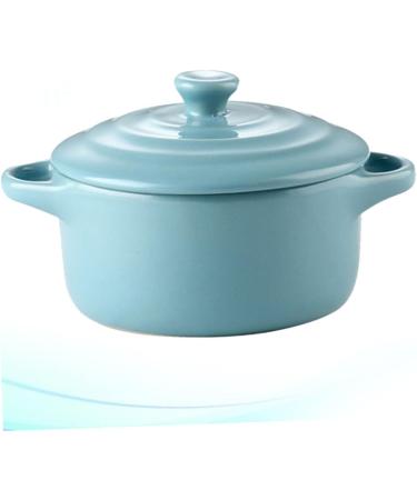 DEARMAMY Ceramic Soup Bowl 1pc Onion Ramen Bowl Stew Bowl Tagine Double Handle Bowl Soup Bowl Micro-Wave Oven Salad Bowl 13.00X9.80X7.50CM As Shown - Buy Online on GoSupps.com