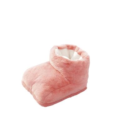 Callaron foot warmer sack linen-tip warm foot massage device foot heating in winter heating shoes USB plush shoes electrical foot shoe plush foot shoes pink office insert slippers pink size 1