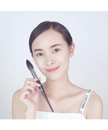 ENERGY Tapered Blush Brush - Professional Goat Hair Makeup Brush for Blush, Highlight, and Contouring (M208 Black) - Buy Online on GoSupps.com