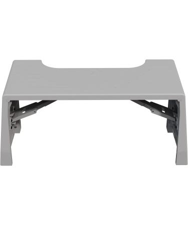 Squatty Potty Porta Traveler Foldable Toilet Stool - 7 Height - Gray | Compact & Portable Solution for Travel - Buy Online on GoSupps.com