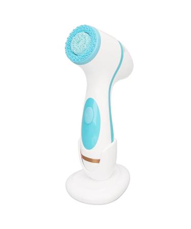 Skin Friendly Face Electric Cleaner Vibration Facial Cleanser with 3 Brush Heads Rechargeable Waterproof Multi Effect Skin Care for Exfoliating Massaging and Deep Cleansing