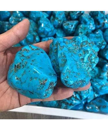 Natural Crystal Rough Blue Turquoise Rough Stone Quartz raw Crystal Crystals and Minerals 3pc - Buy Online on GoSupps.com