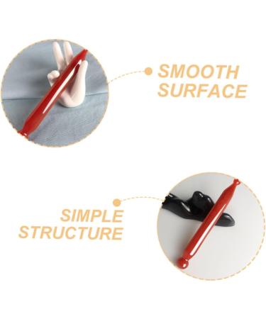 Beavorty Tendon Massage Tools | Manual Acupressure Device & Point Massager | Harz Natural - 12.50x1.20cm Dark Red - Buy Online on GoSupps.com