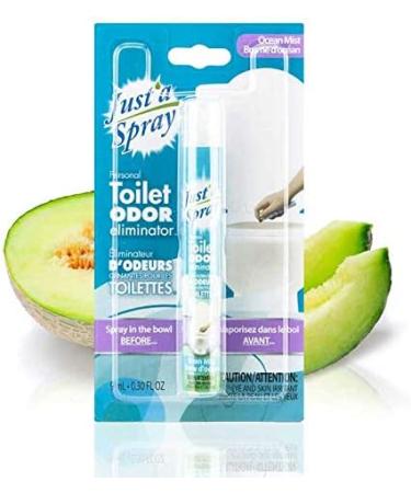 Just a Spray Personal Toilet Odor Eliminator Ocean Mist 9ml 12-pack 108 ml Ocean Mist - Buy Online on GoSupps.com