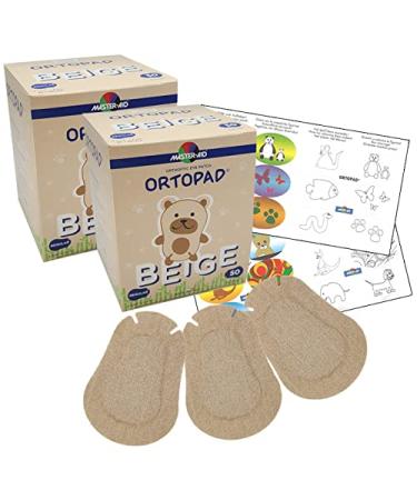 Ortopad  Bamboo Beige  Regular Size  2 Boxes (100 Patches)