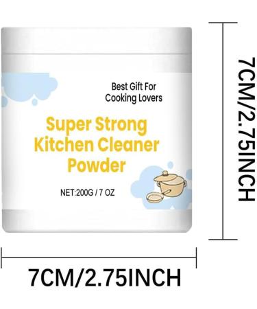 Super Strong Kitchen Cleaner Powder Powerful Kitchen All-Purpose Powder Cleaner Household Multifunctional Strong Cleaning Agent Stainless Steel Cleaning Powder Stain Remover (1 Pcs) - Buy Online on GoSupps.com