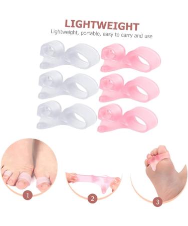 Healvian Double Hole Toe Splitter Nail Art Tool - 12pcs Toe Spreader Set for Bunions, Hammer Toe Corrector, Toenail Separator - Foot Care Kit 5.6x2cm - Buy Online on GoSupps.com