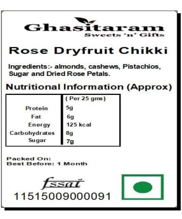 Ghasitaram Gifts Lohri Gifts Assorted dryfruit Chikki Box 800 GMS - Buy Online on GoSupps.com
