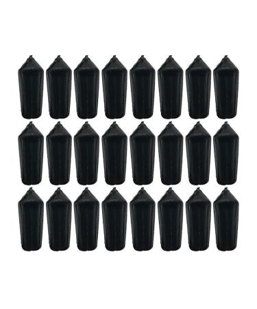 INOOMP 40Pcs Dart Flight Protectors Plastic Dart Wing Corrector Dart Flight Wing Savers 90 Degrees Dart Protector Competition Dart Accessories Black