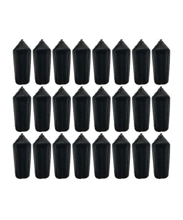 INOOMP 40Pcs Dart Flight Protectors Plastic Dart Wing Corrector Dart Flight Wing Savers 90 Degrees Dart Protector Competition Dart Accessories Black