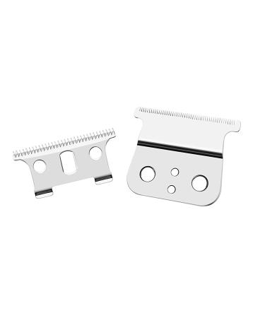 Andis T Outliner 2 Pack Blades | GTX Replacement T Liner Clipper Blades - Silver Steel - Buy Online on GoSupps.com