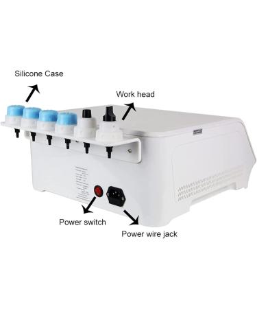 Purchase Lmeil Shock Wave Therapy Device - Effective Pain Relief & Deep Tissue Massager with 7 Function Heads for Muscle Relaxation - Buy Online on GoSupps.com