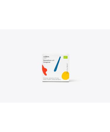 Wilden Herbals Remedium n.4 Hangover Herbal Tea - Regenerating Blend with Orange, Turmeric, Cardamom - 10 Sachets - Buy Online on GoSupps.com