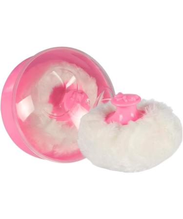 Powder Box with Applicator Puff Female Body Powder Container with Puff Secure Closure Bath Travel For Women Babies - Buy Online on GoSupps.com