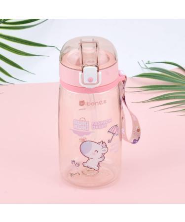 Unicorn Water Bottle for Girls - 400ML Pink Cup with Straw and Safety Lock | Perfect for School, Indoor and Outdoor Use | Ideal for Unicorn Lovers - Buy Online on GoSupps.com